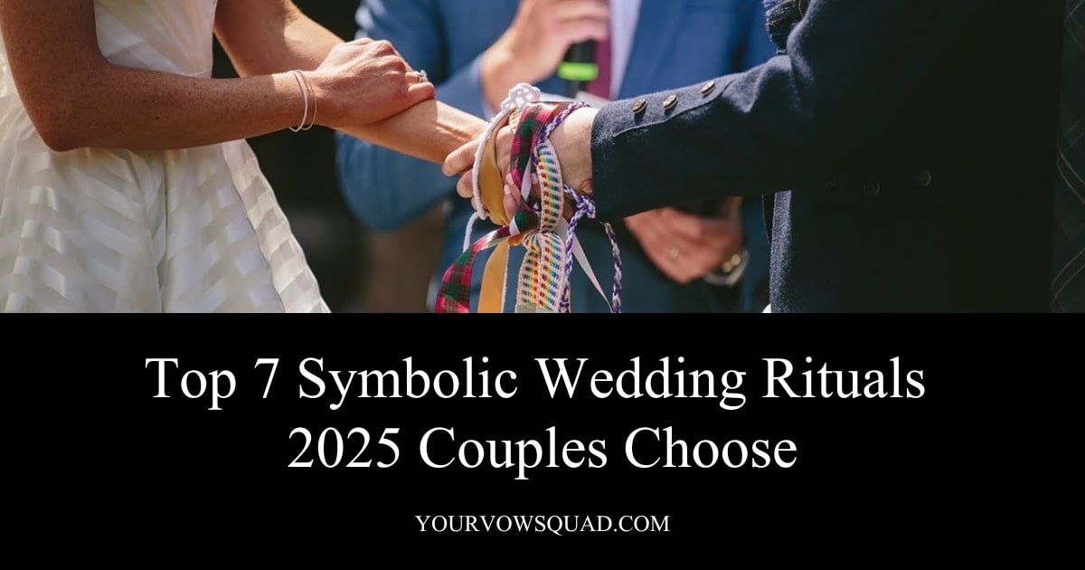 Top 7 Symbolic Wedding Rituals Couples Are Choosing in 2025