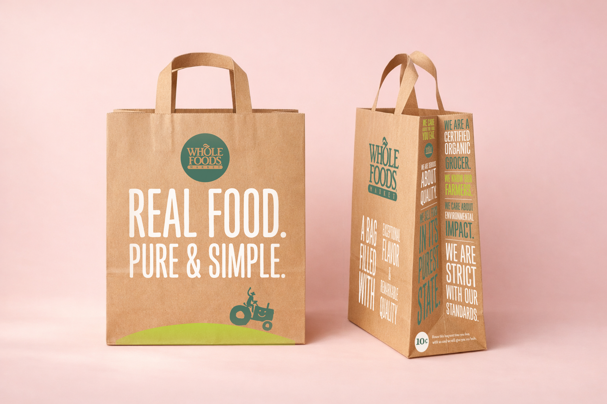 Shopping Bags Food from a Happy Place