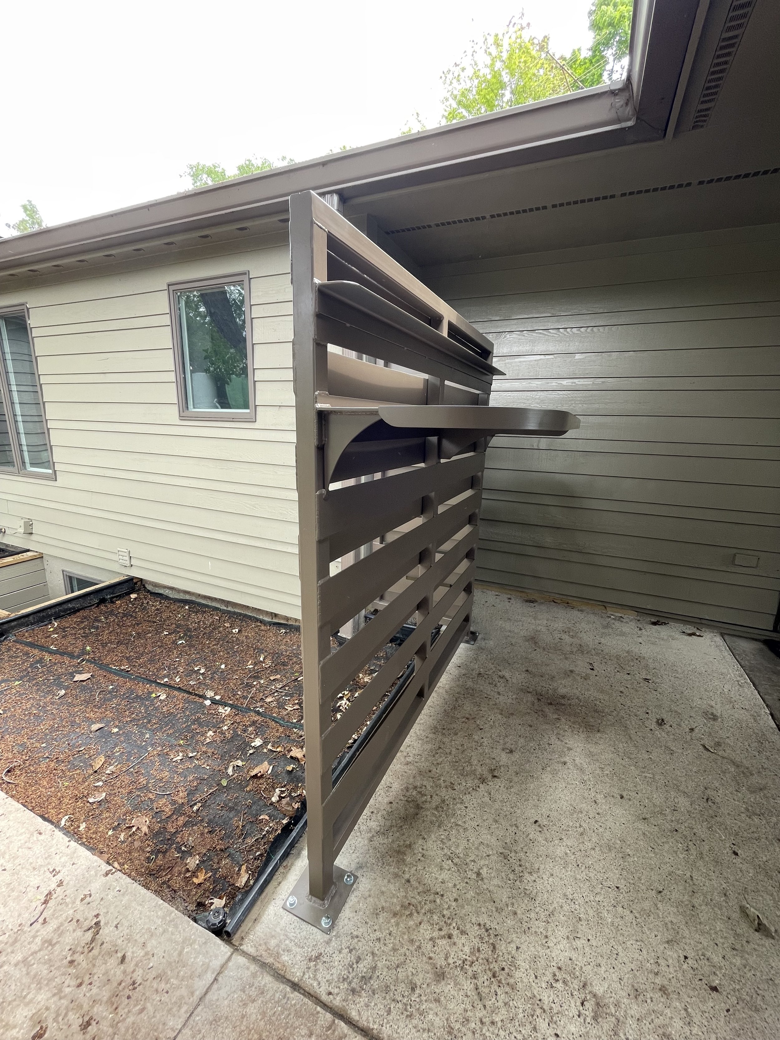 Custom Windscreen/Grilling Station, Private Residence, Northport, Summer '26
