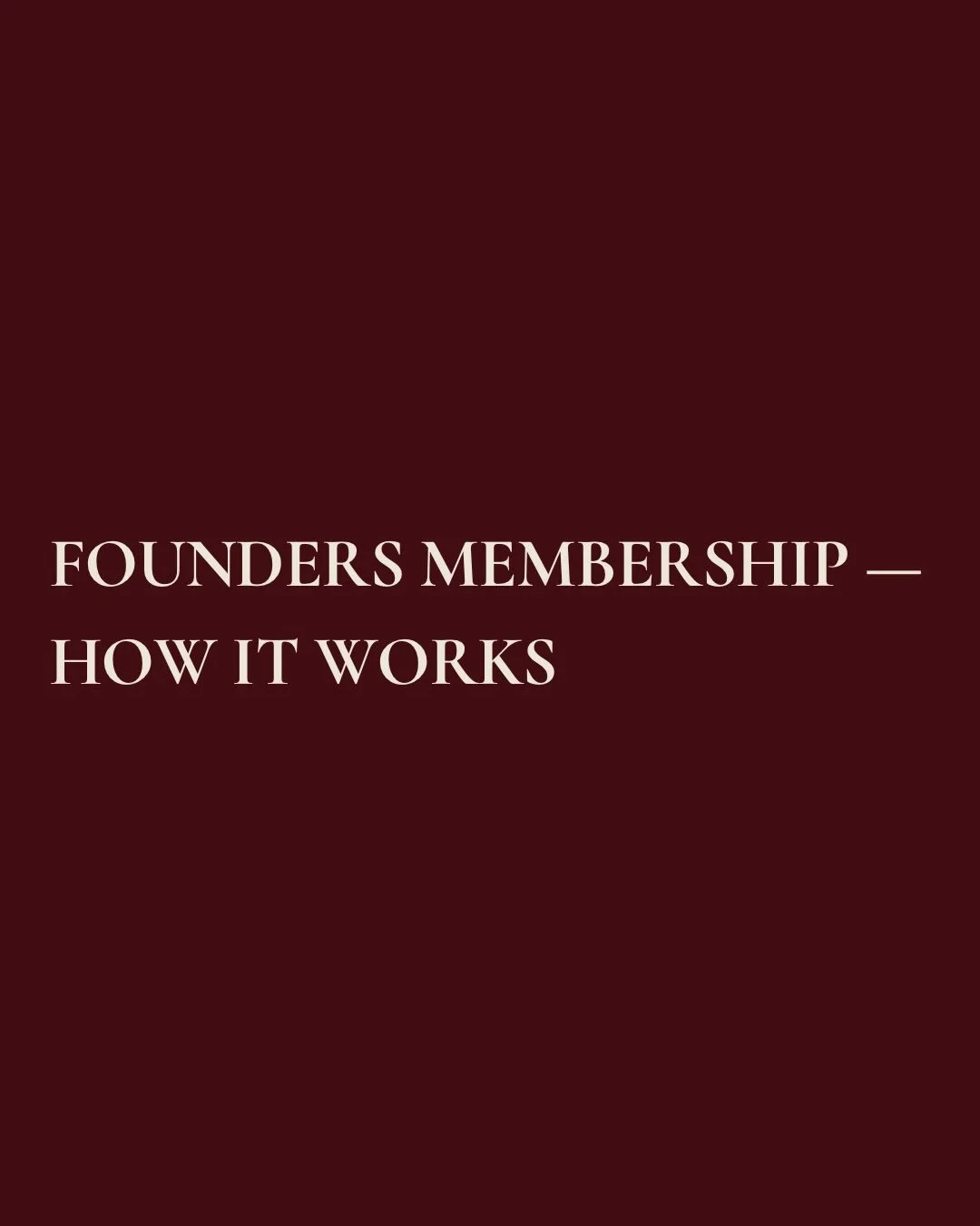 Founders membership link goes live tomorrow Dec 16 at 9 AM 🤍 

Limited to 25 spots &bull; 109/month for the first 12 months 

#empowerstudio #foundermembership #marltonnj #wellnesscommunity