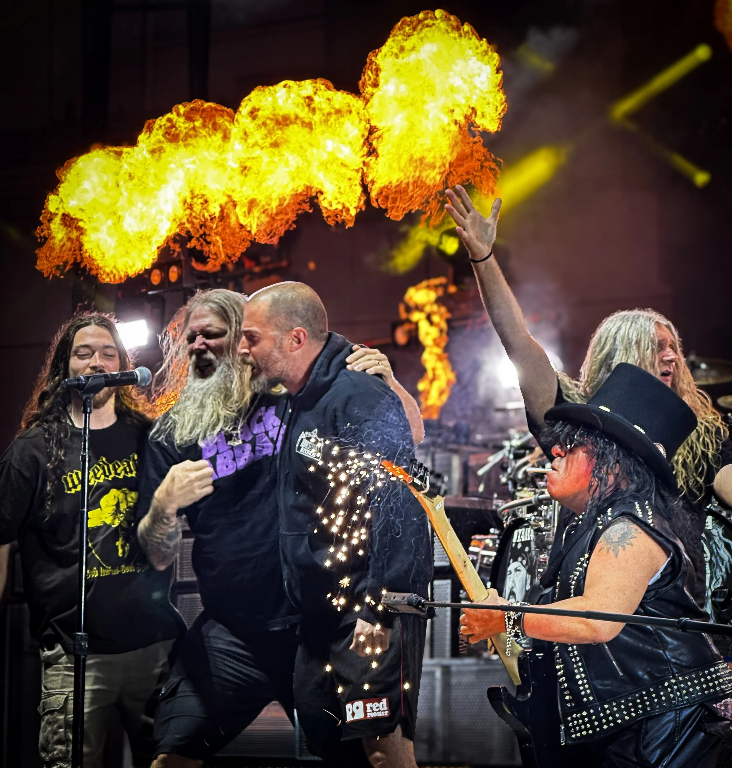 Members of King Parrot Band and Amon Amarth