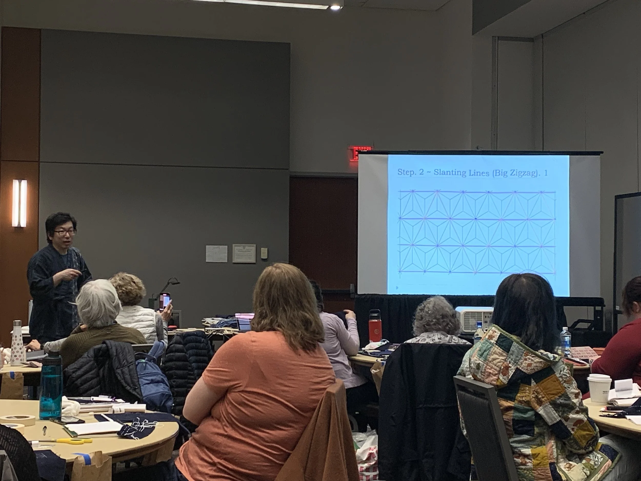 Waiting to Stitch: Meeting My Sashiko Teacher, Atsushi Futatsaya