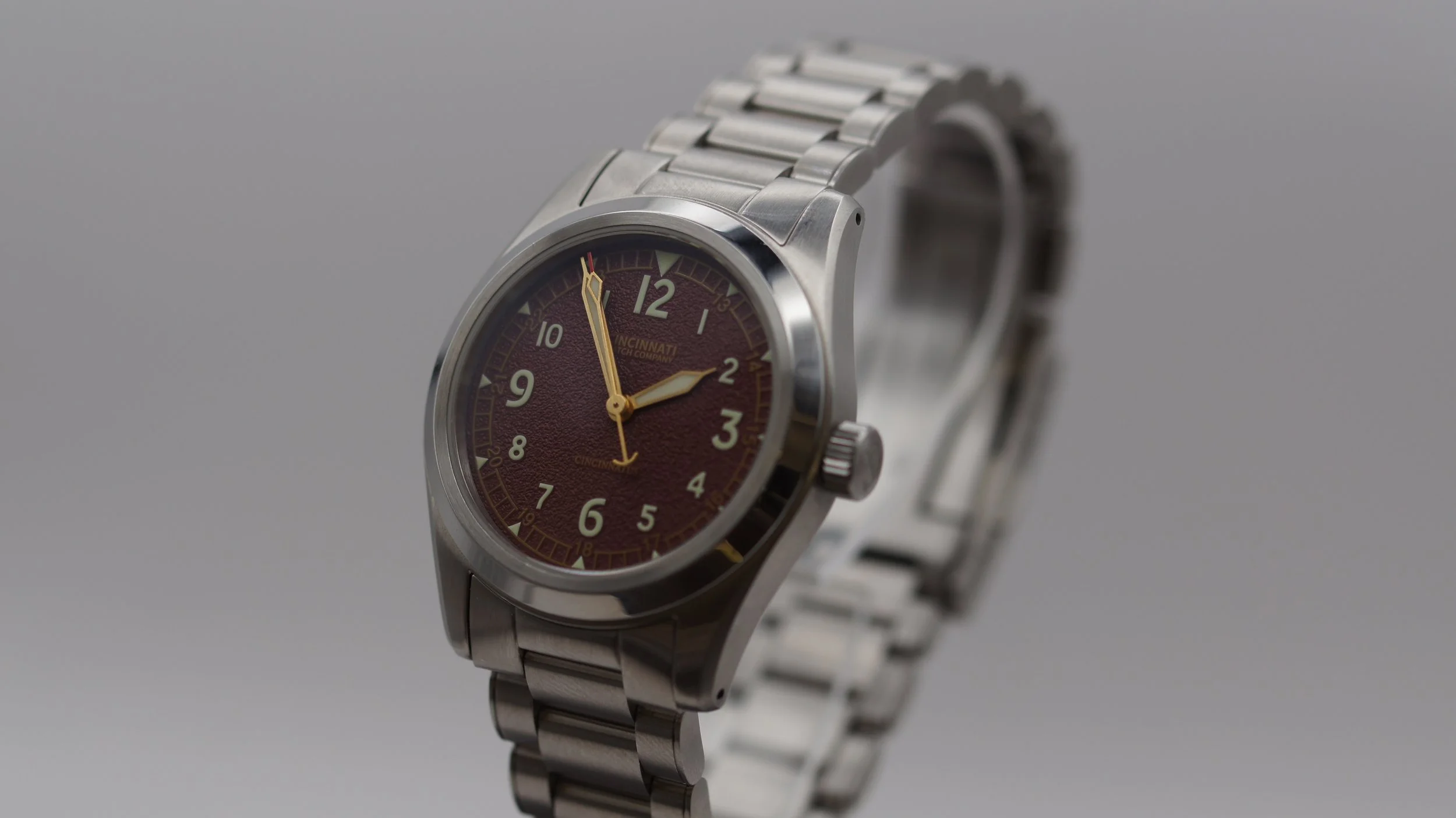 Cincinnati Watch Co. Cincinnatus Field – Burgundy
