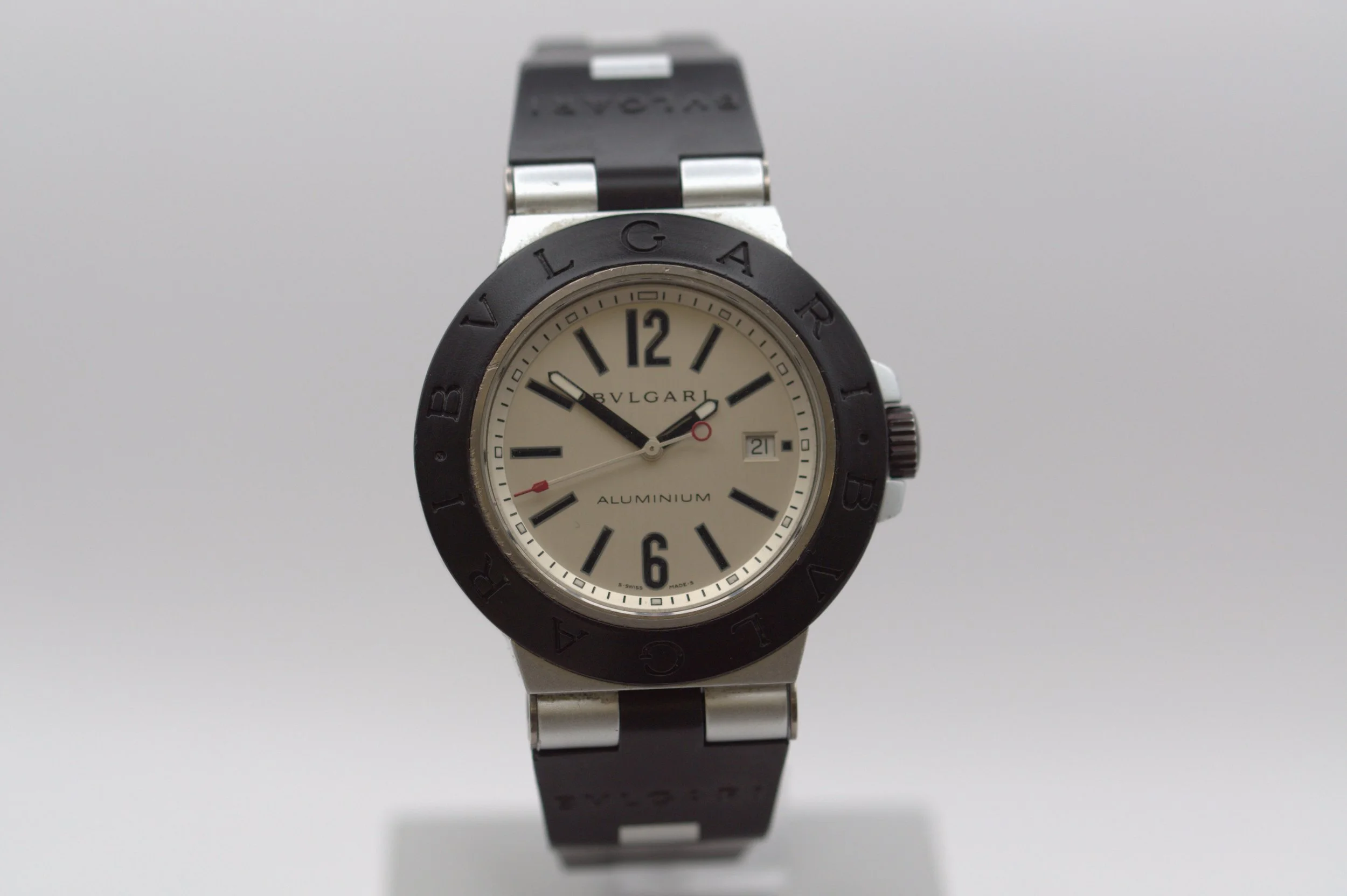 Bvlgari Aluminum AL44 Automatic White Dial