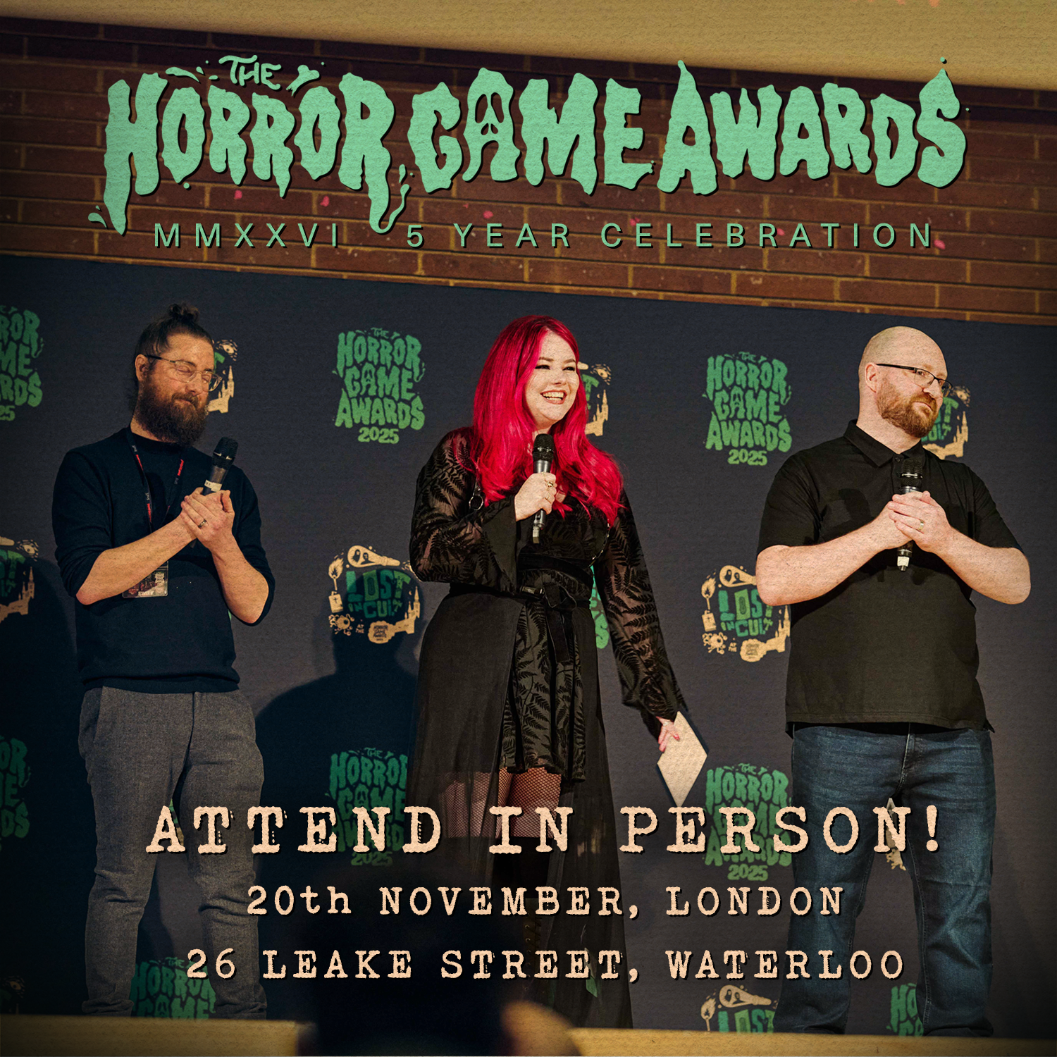 Attend the Horror Game Awards 2026 in person!