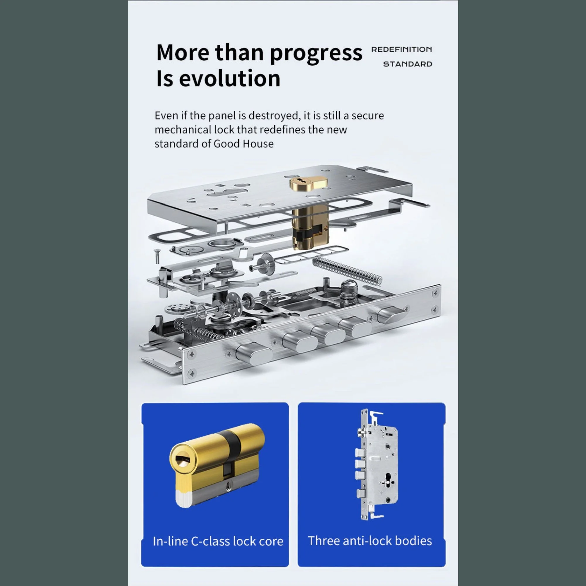 Cerradura electronica inteligente Residencial WiFi Orbita ECO-243
