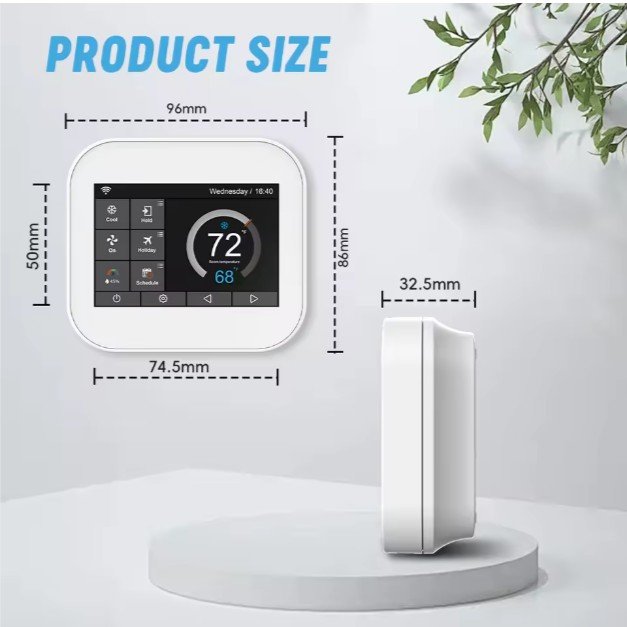 Termostato Inteligente Tuya – WiFi, LoRaWAN y BACnet Modelo MC6-U