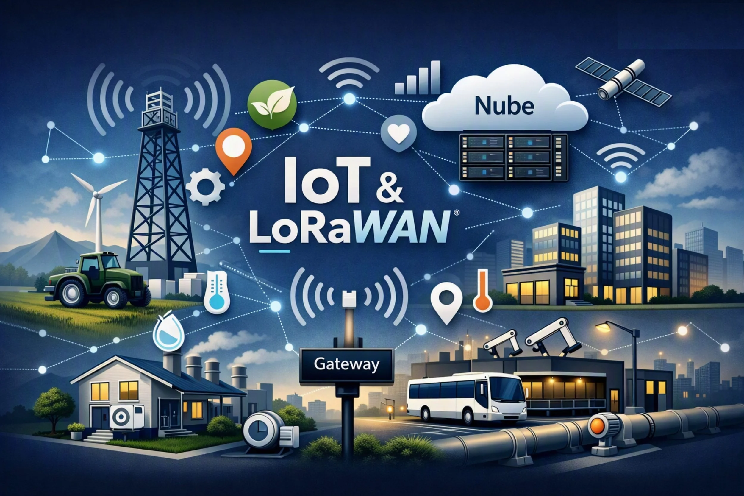 Parte 1— Introducción a LoRaWAN y al Internet de las Cosas (IoT)