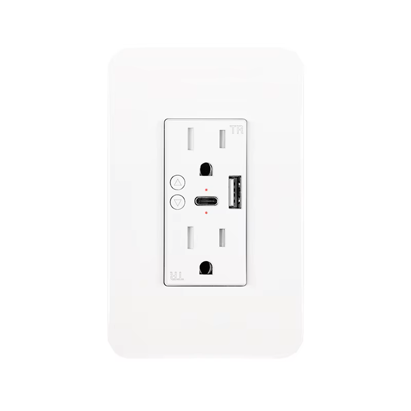 Enchufe Inteligente de Pared WiFi Tuya –  Estandar Americano