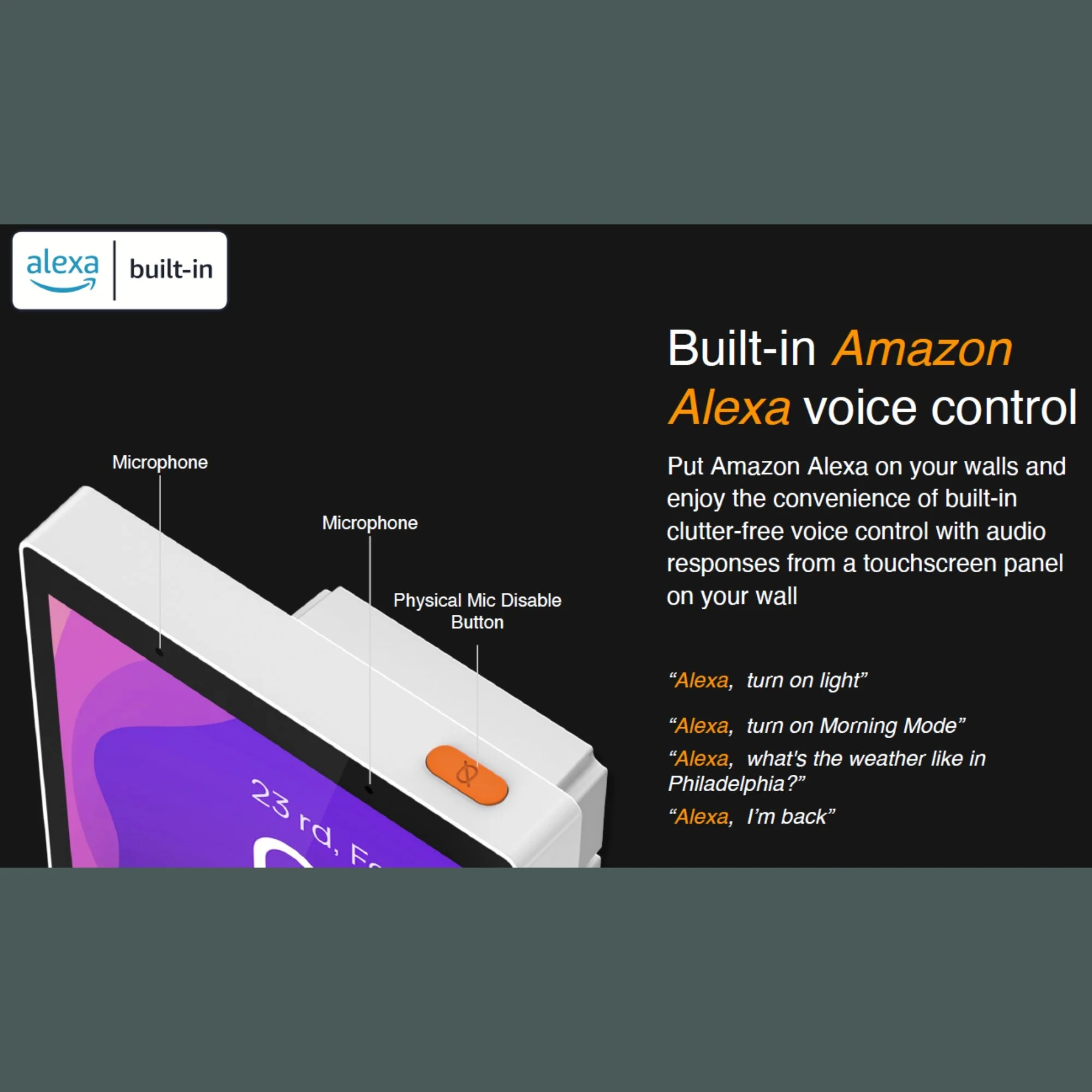 Panel de Control Inteligente 5" – Zigbee, Bluetooth y WiFi