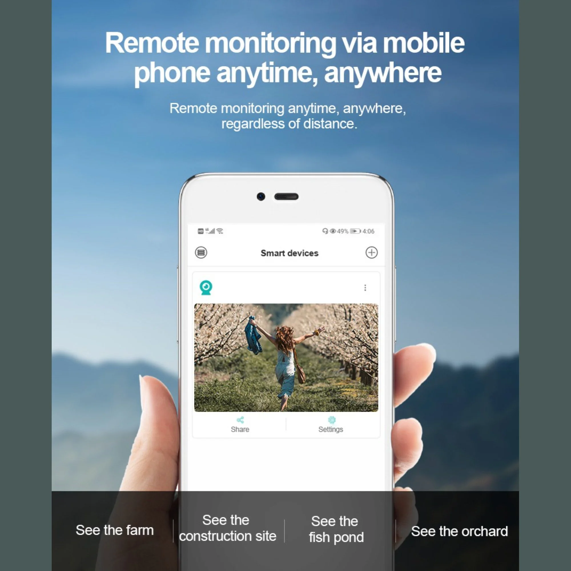 Cámara de Seguridad Inteligente Exterior HD Tuya WiFi