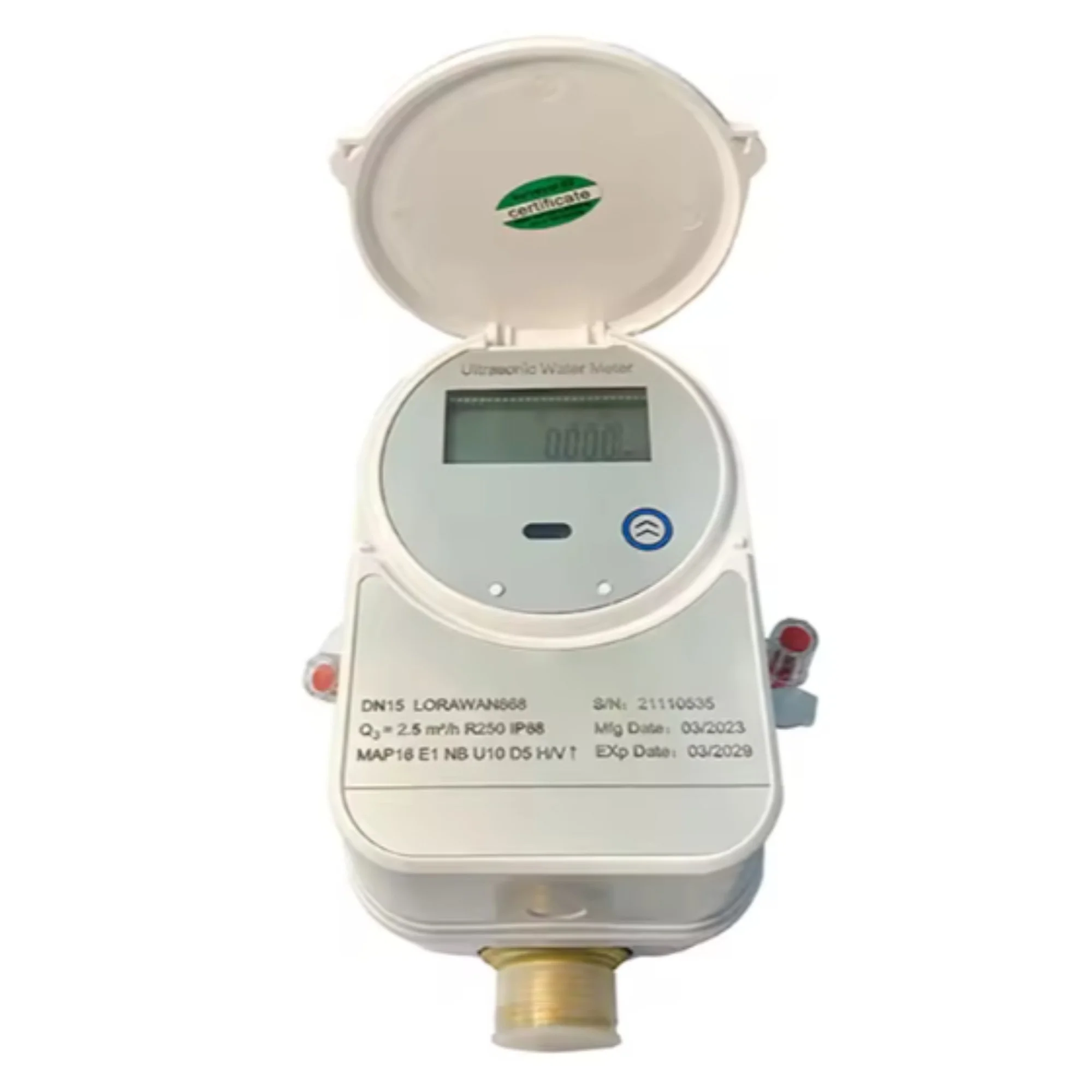 Medidor de Agua Ultrasónico Inteligente Tuya – Control de Válvula Inalámbrico WiFi, LoRaWan