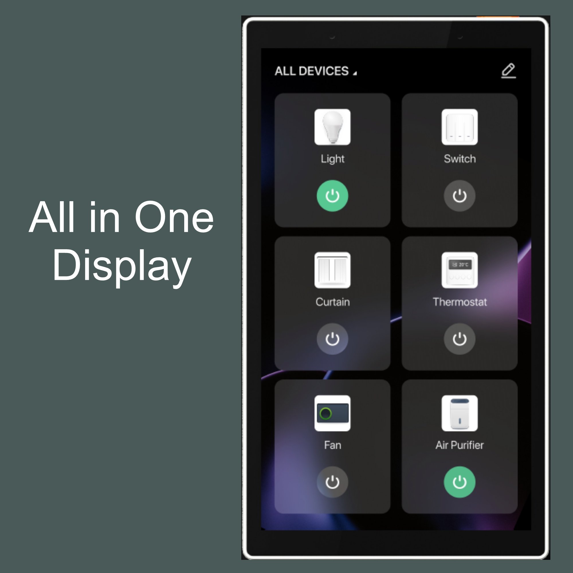 Panel de Control Inteligente 5" – Zigbee, Bluetooth y WiFi