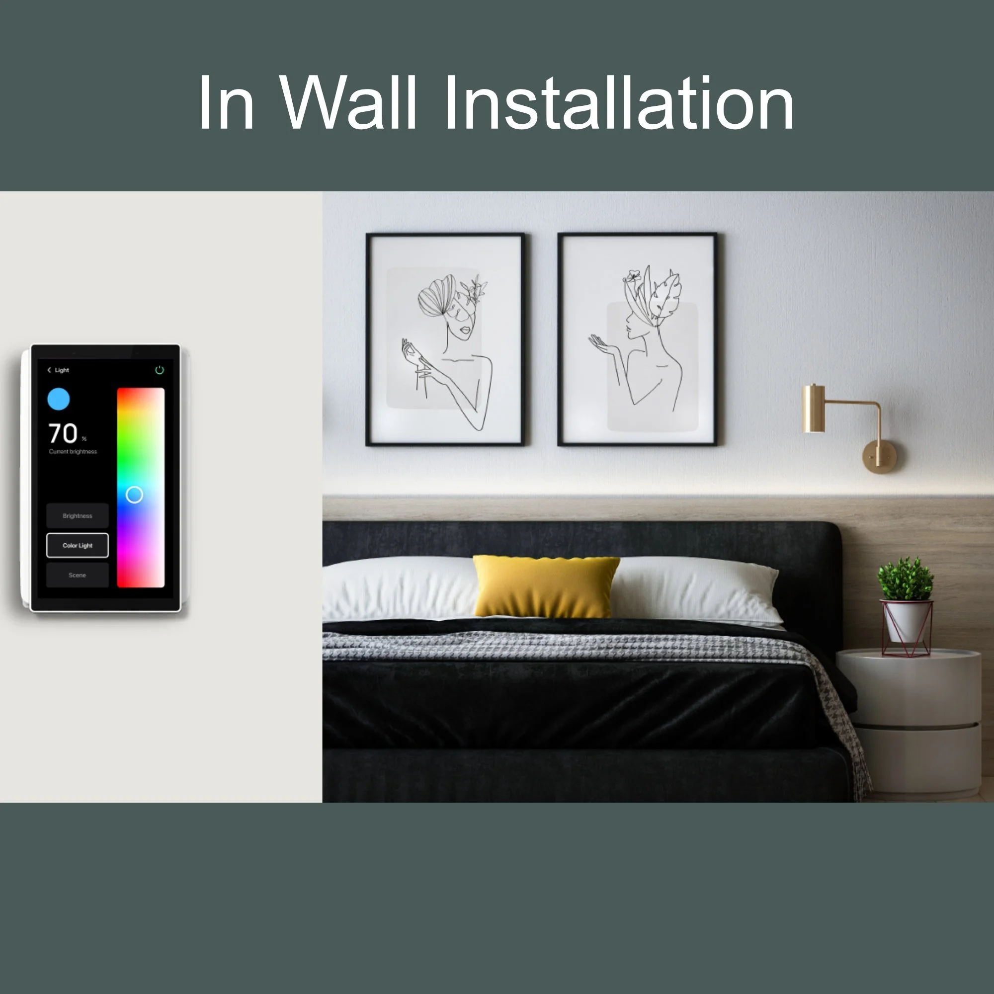 Panel de Control Inteligente 5" – Zigbee, Bluetooth y WiFi