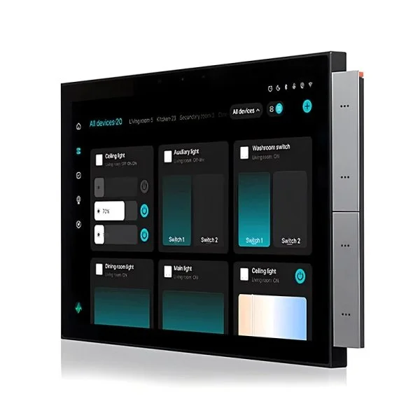 Panel Central de Control Inteligente Tuya Smart de 10in con Pantalla Táctil, WiFi, Zigbee, BLE y Sistema de Hogar Inteligente Integrado