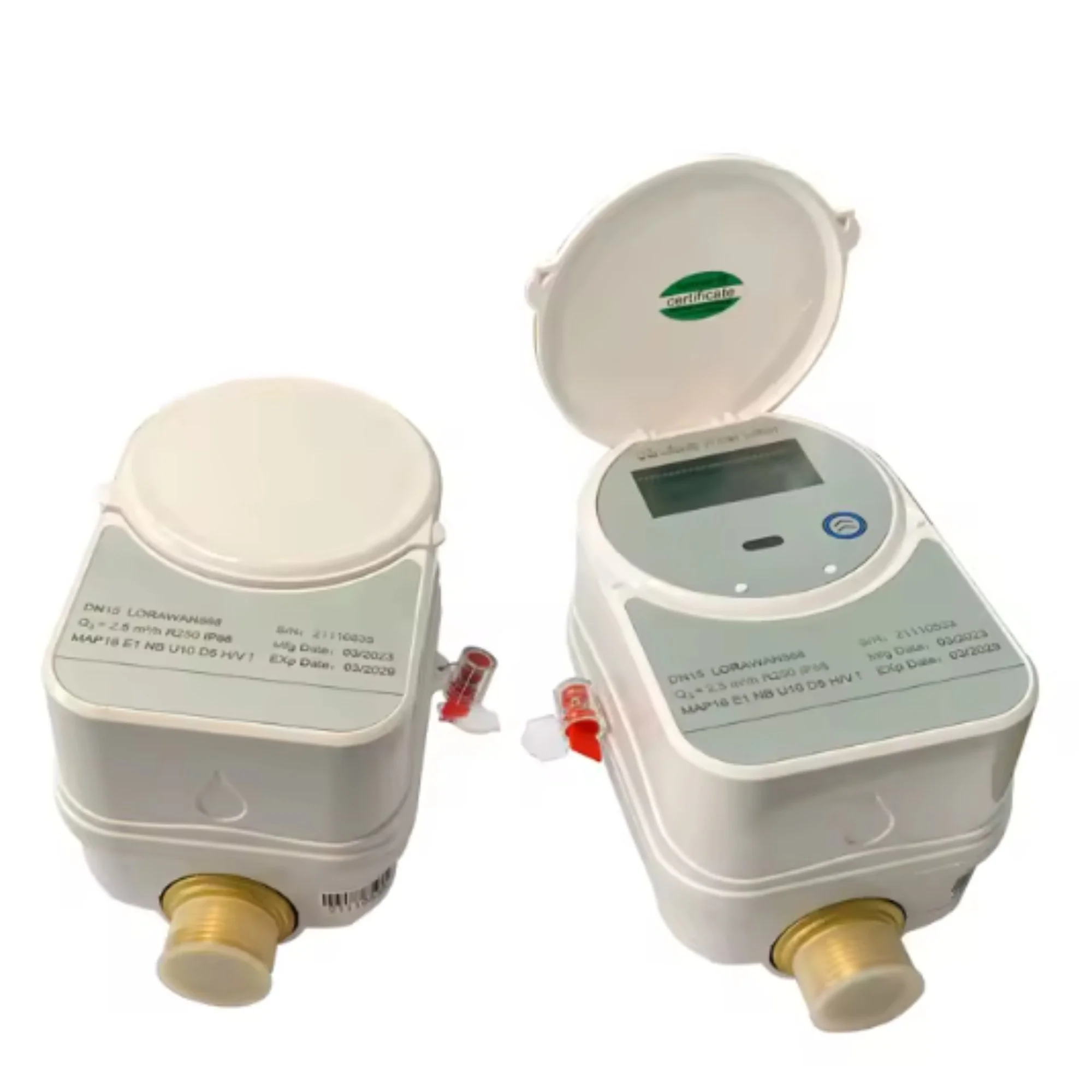 Medidor de Agua Ultrasónico Inteligente Tuya – Control de Válvula Inalámbrico WiFi, LoRaWan