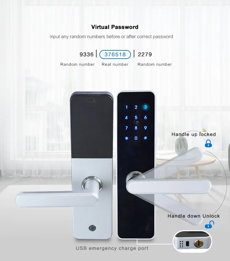 Cerradura Residencial Electrónica Bluetooth Orbita P7023N