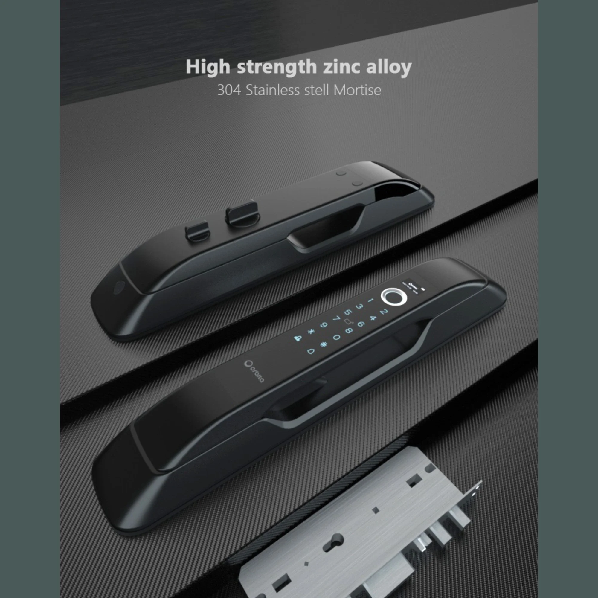 Cerradura Residencial Inteligene Electrónica Automática Tuya Wi-Fi Orbita P8030