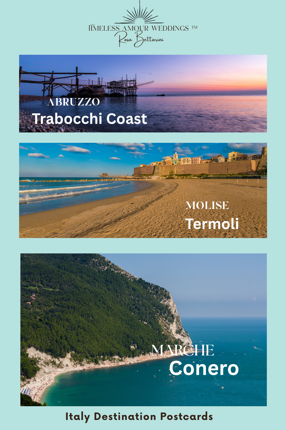 Destination Wedding from Gradara to Termoli in Italy: Adriatic Hidden Gems for your Italian Celebration