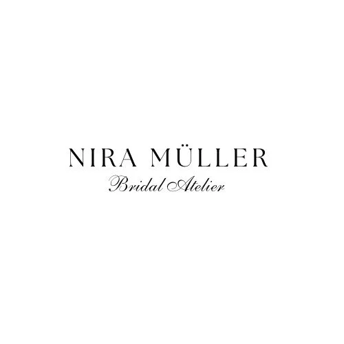 Logo for Nira Müller Bridal Atelier in black text on a white background.