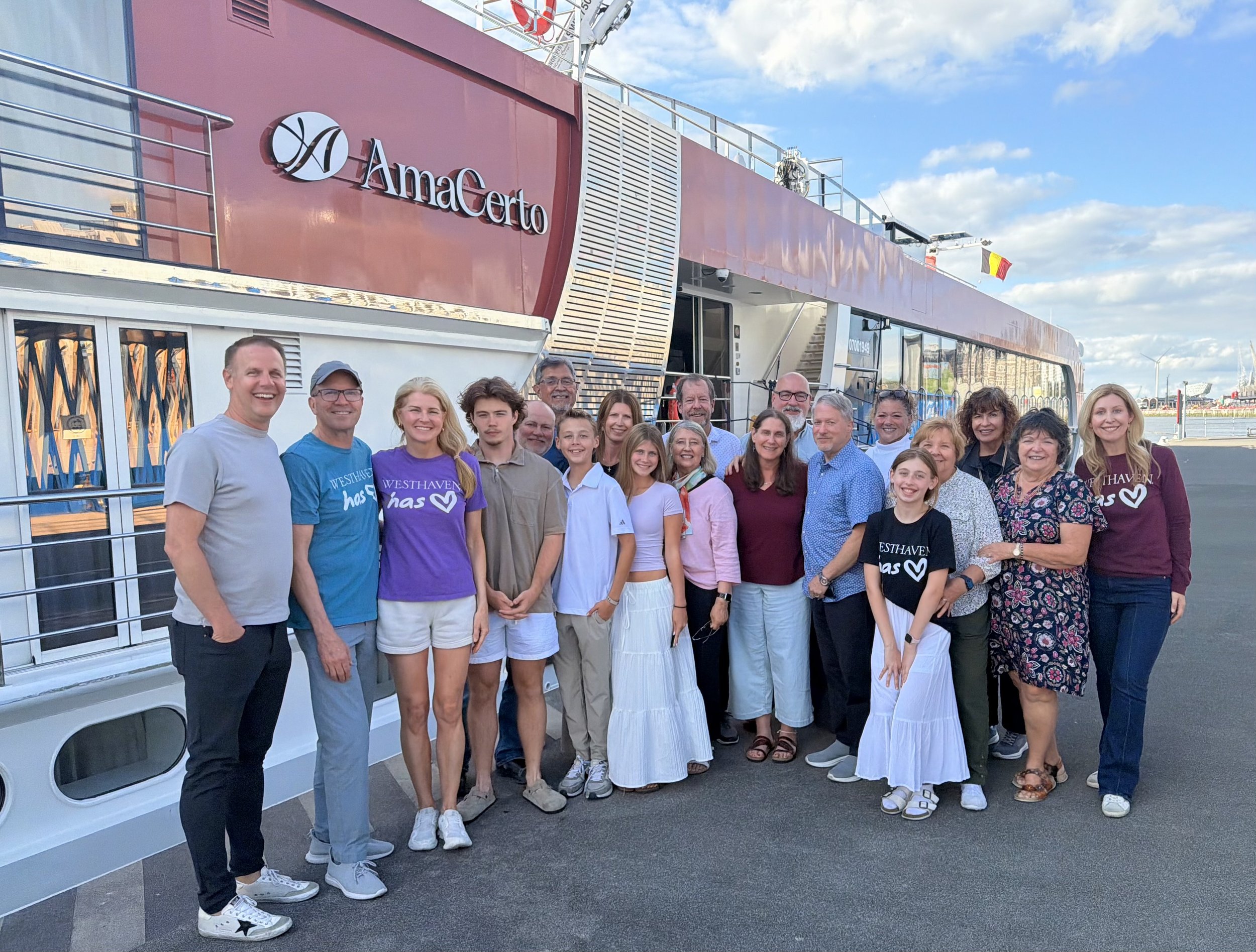 Westhaven residents and their invited guests enjoyed a 7-night cruise aboard the AmaCerto with Travel Advisor Kristina Coleman
