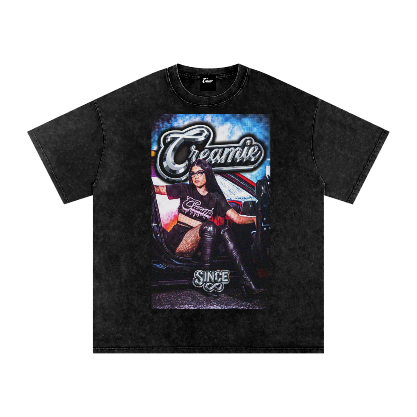 GNSYS CHROME OVRSZD TEE