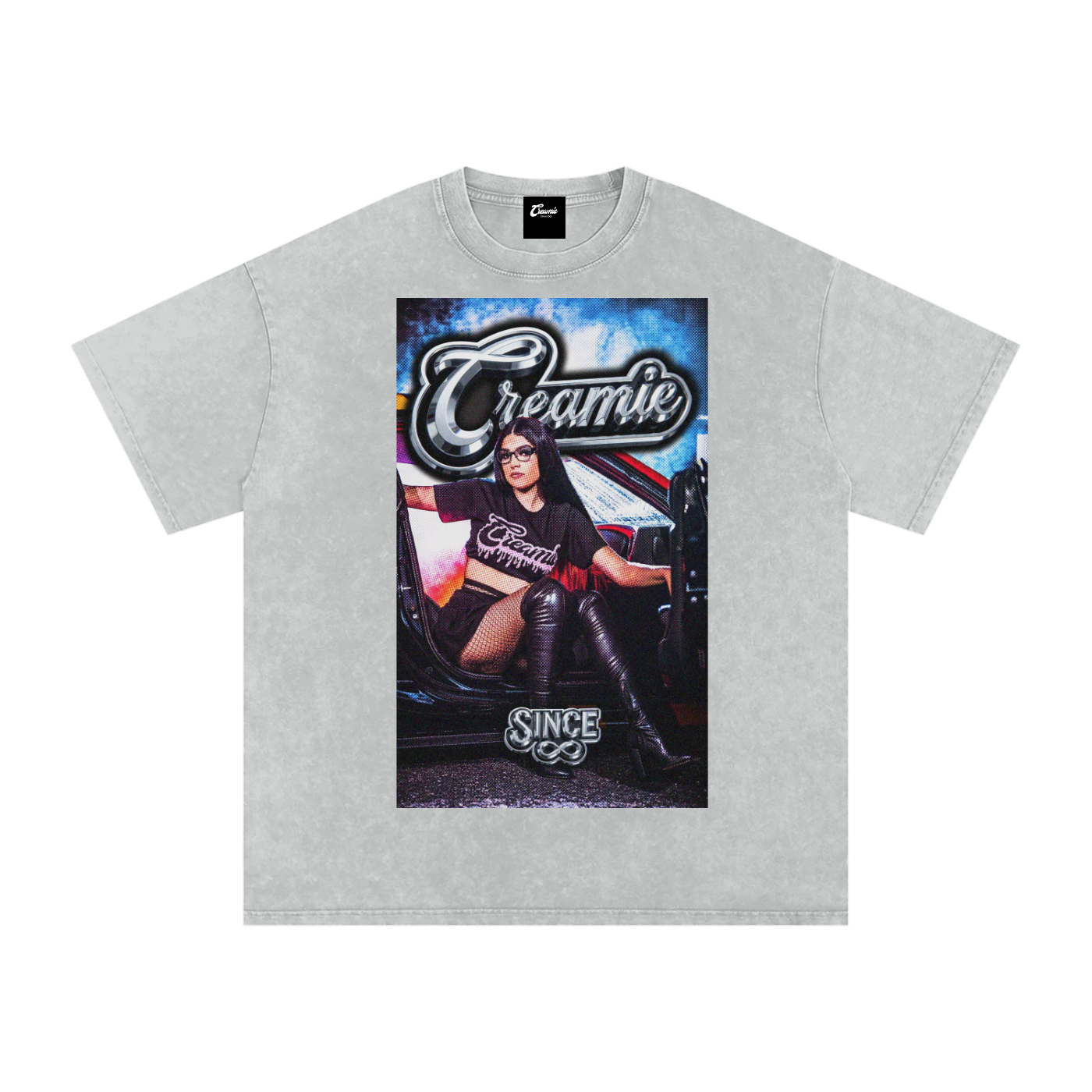 GNSYS CHROME OVRSZD TEE