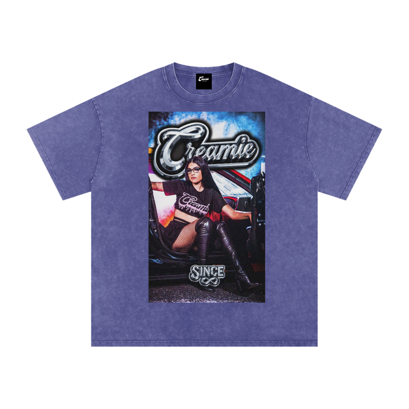 GNSYS CHROME OVRSZD TEE