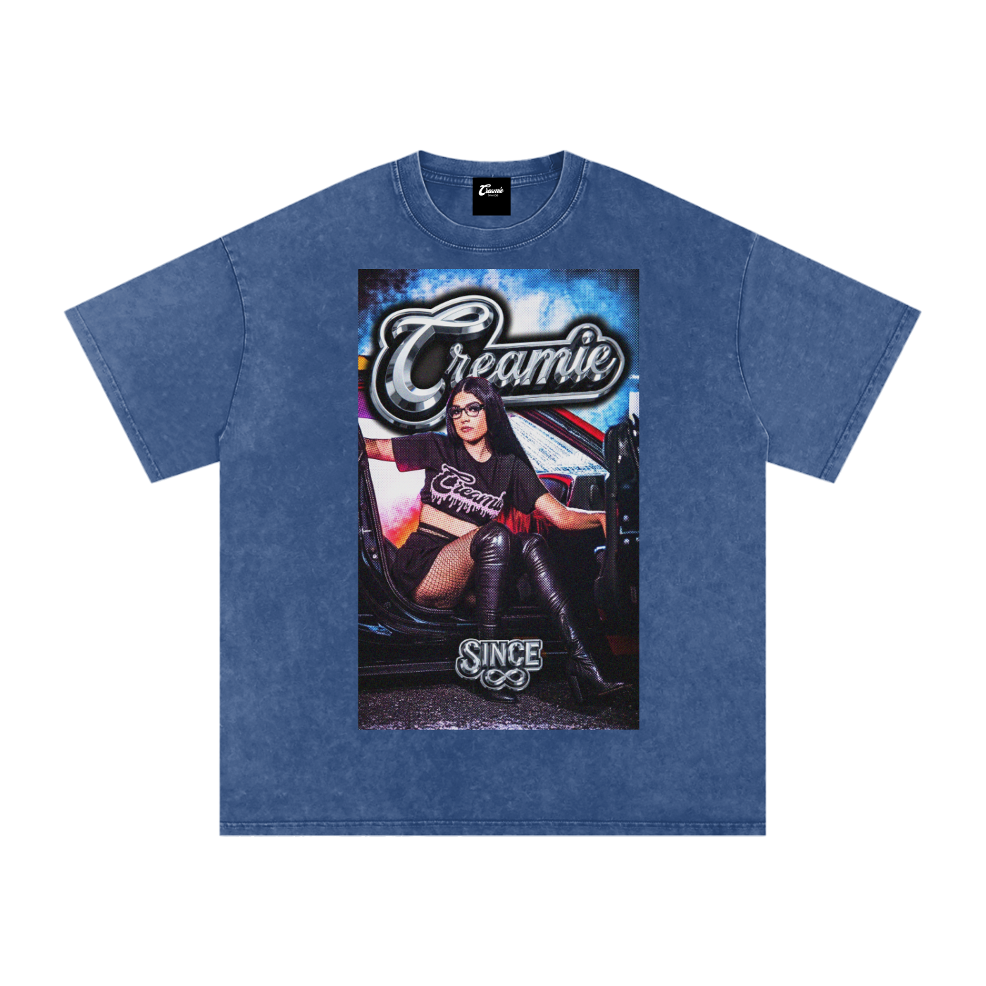 GNSYS CHROME OVRSZD TEE