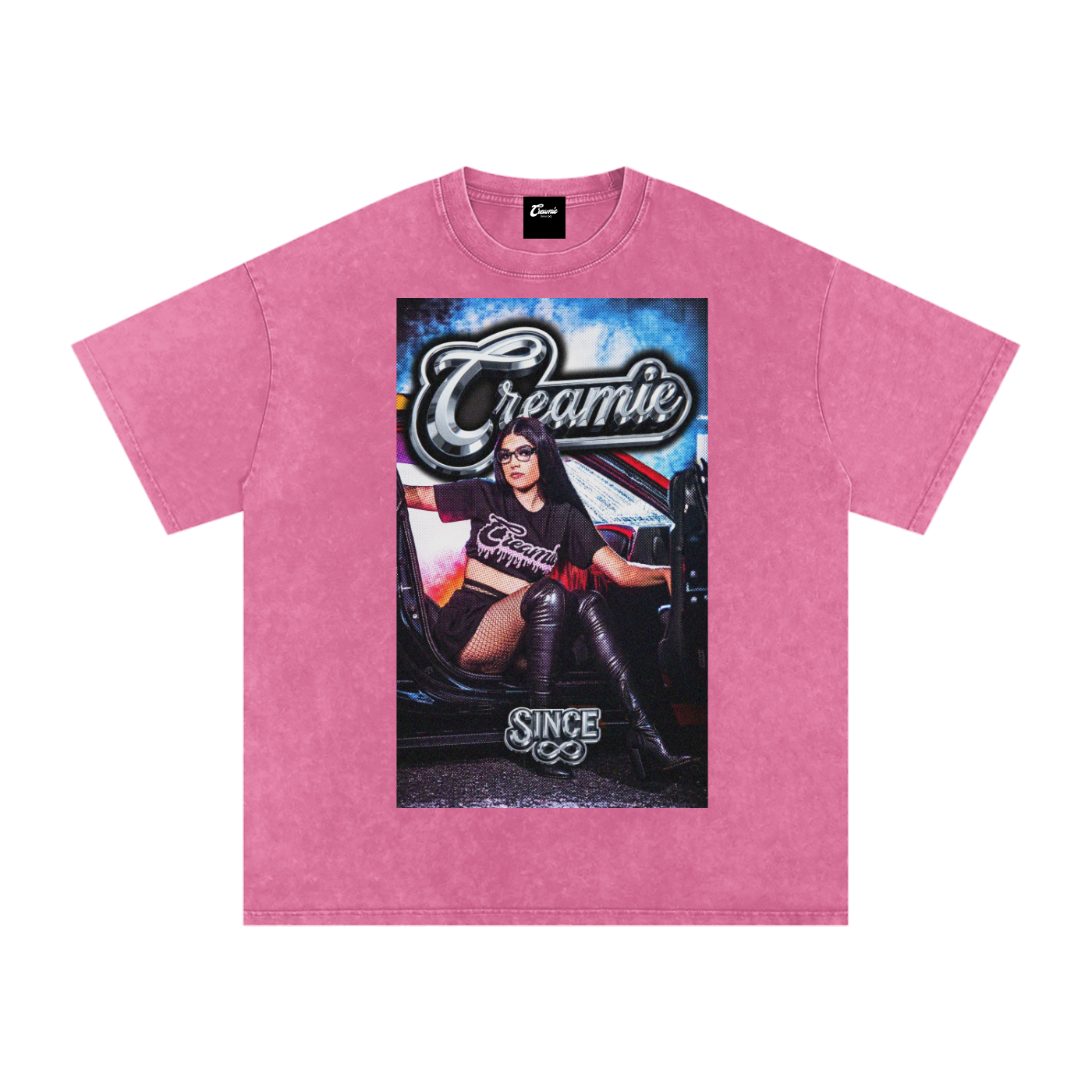 GNSYS CHROME OVRSZD TEE