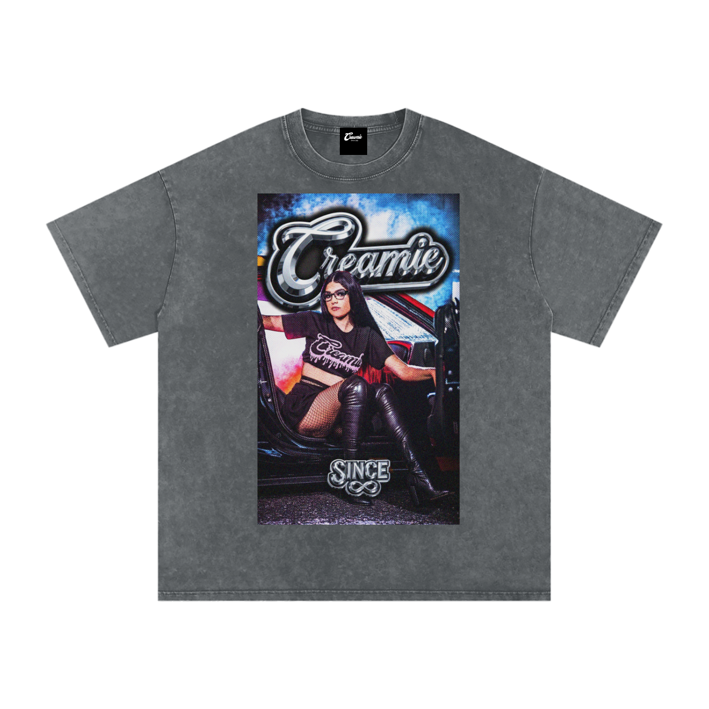 GNSYS CHROME OVRSZD TEE