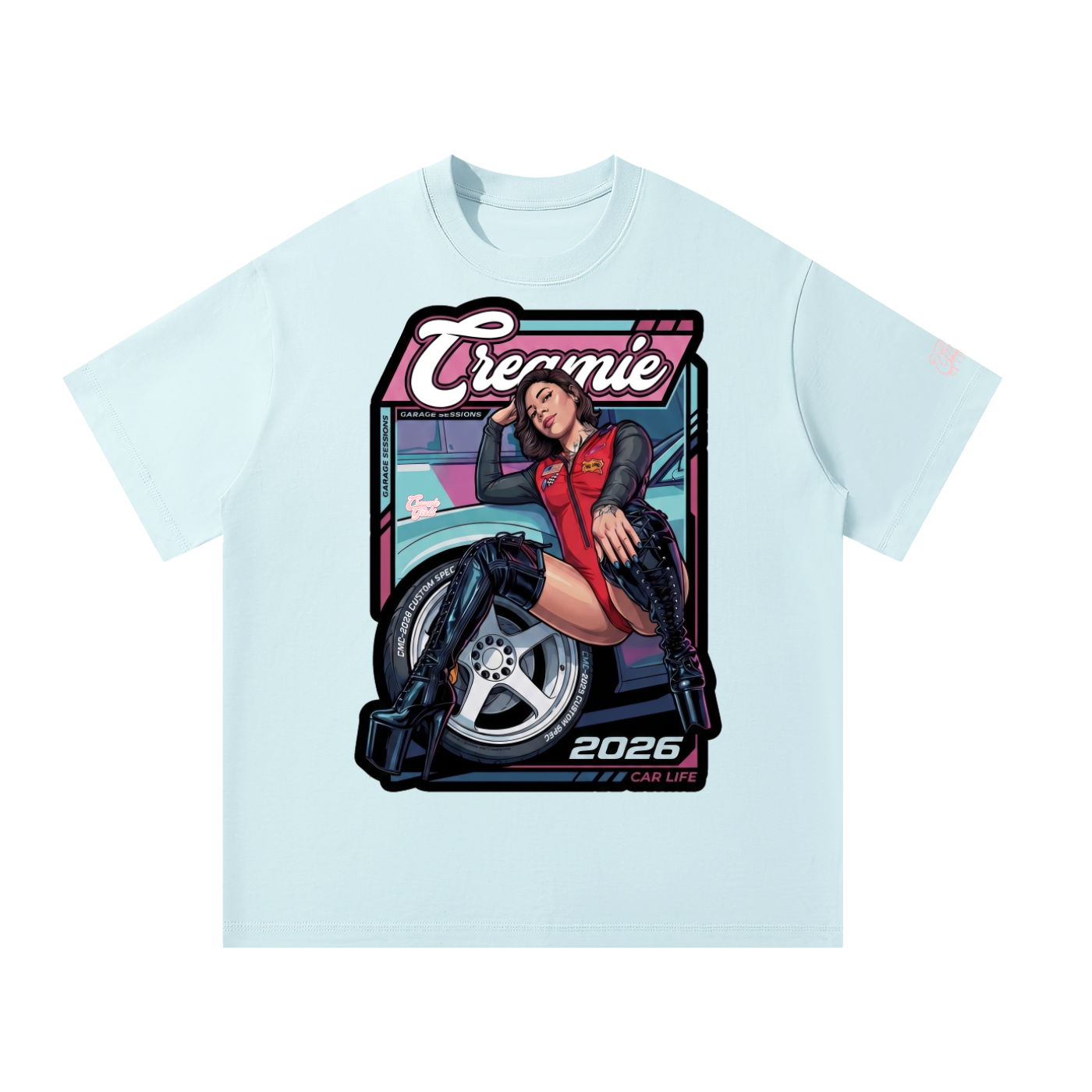 LIARIE FIT - CRMGRLS UNSX OVRSZ TEE