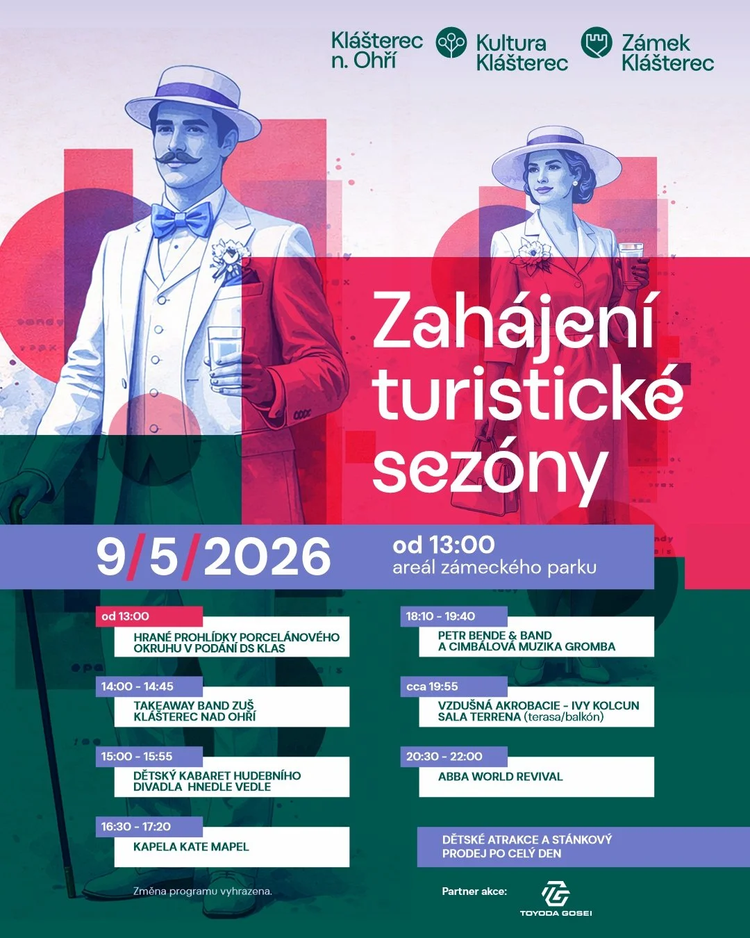 Šály na zámeckém balkónu!