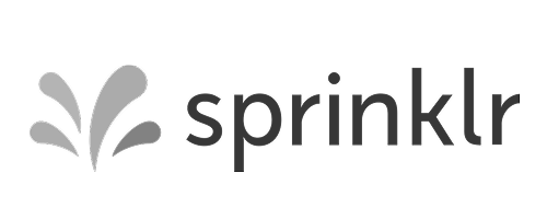 Sprinkler logo with stylized water spray icon