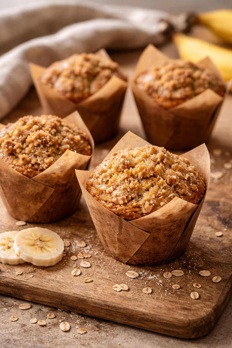 Sourdough Banana Muffins - Box of 4 Jumbo
