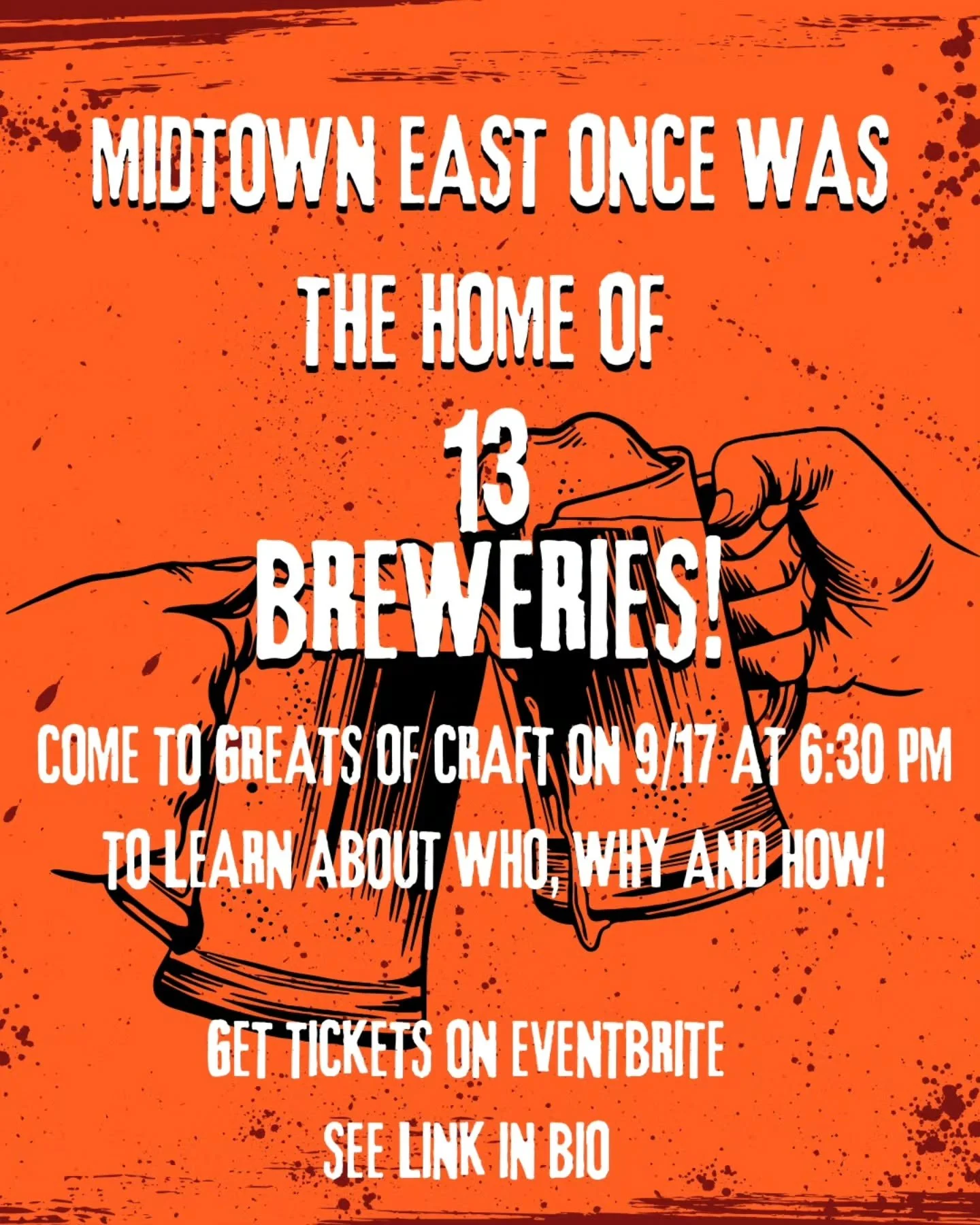 Join me at @greatsofcraft on First Avenue on Thursday, September 17th at 6:30pm to learn about the history of breweries in #MidtownEast #Manhattan  over the last 150 years! See link in bio. 

#nychistory #breweries #nyc