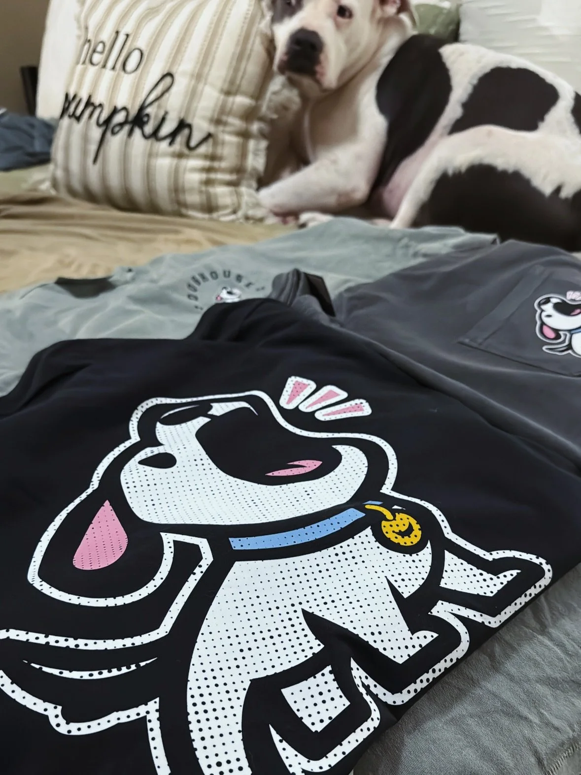 Logos are cool. Websites are cool. ✏️💻
But have you tried wearing your brand?
We don’t stop at design. We help you wear your brand proudly.
From tees to apparel, Doghouse can outfit your pack. Because a strong brand deserves more than a dig