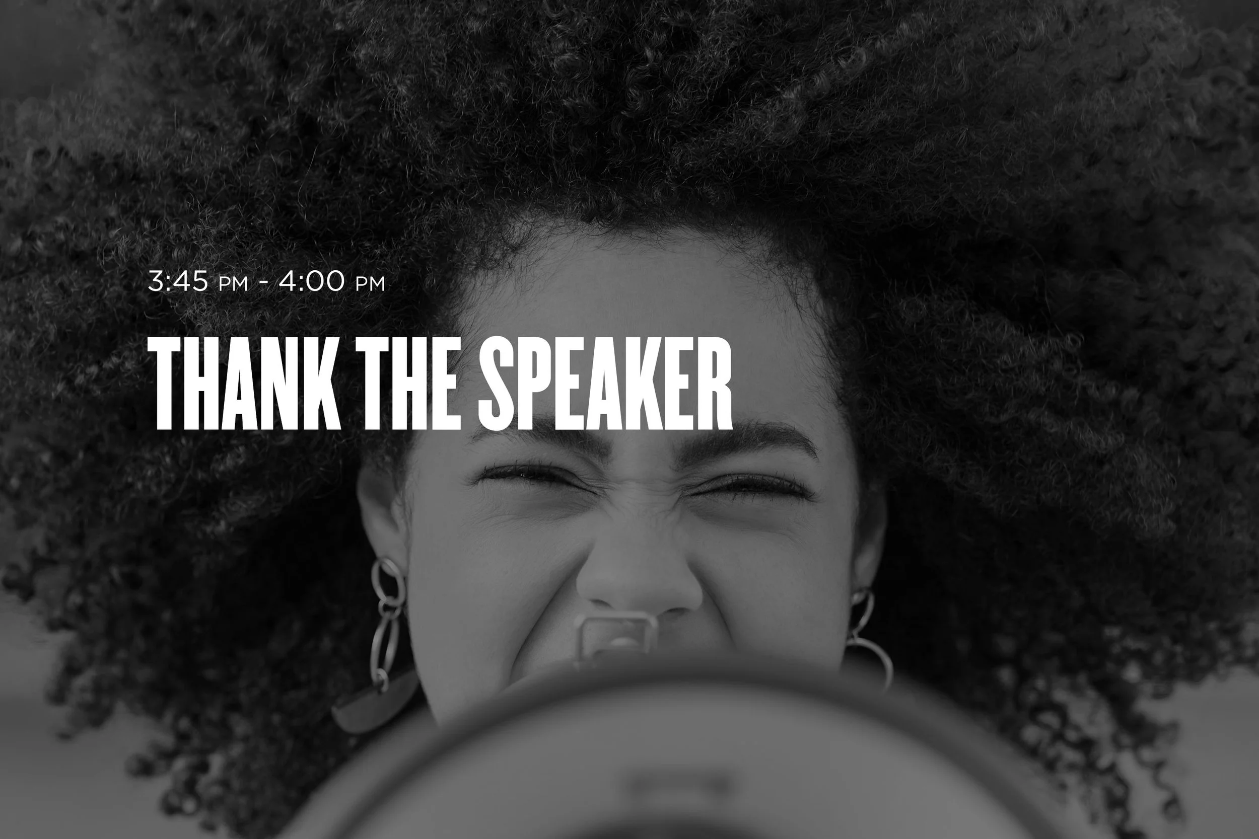 Thank the Speaker