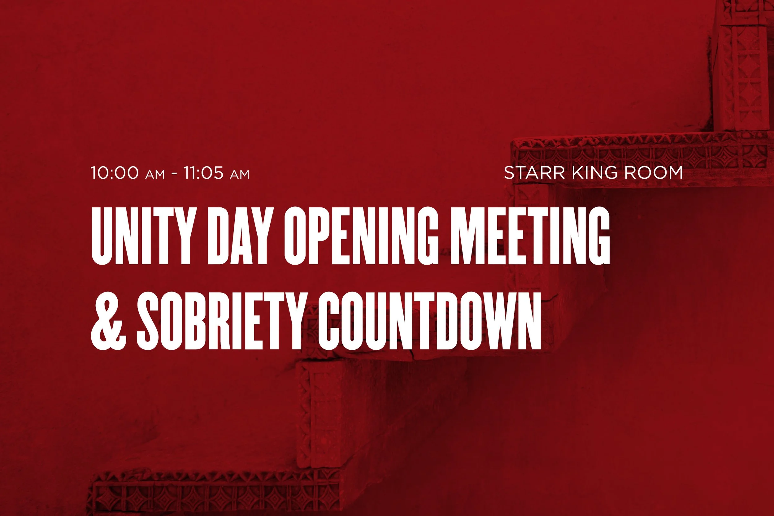 Opening Meeting w/ Sobriety Countdown