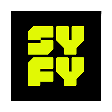 Stylized yellow text reading 'SY SY' on a black background.