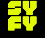 Stylized yellow text reading 'SY SY' on a black background.