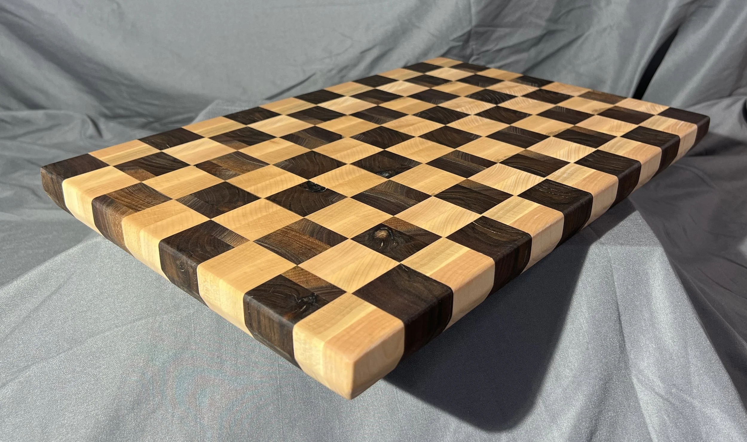 Checkerboard Pattern - Black Walnut and Maple