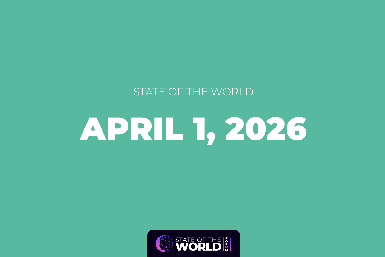 Welcome to the State of the World Blog