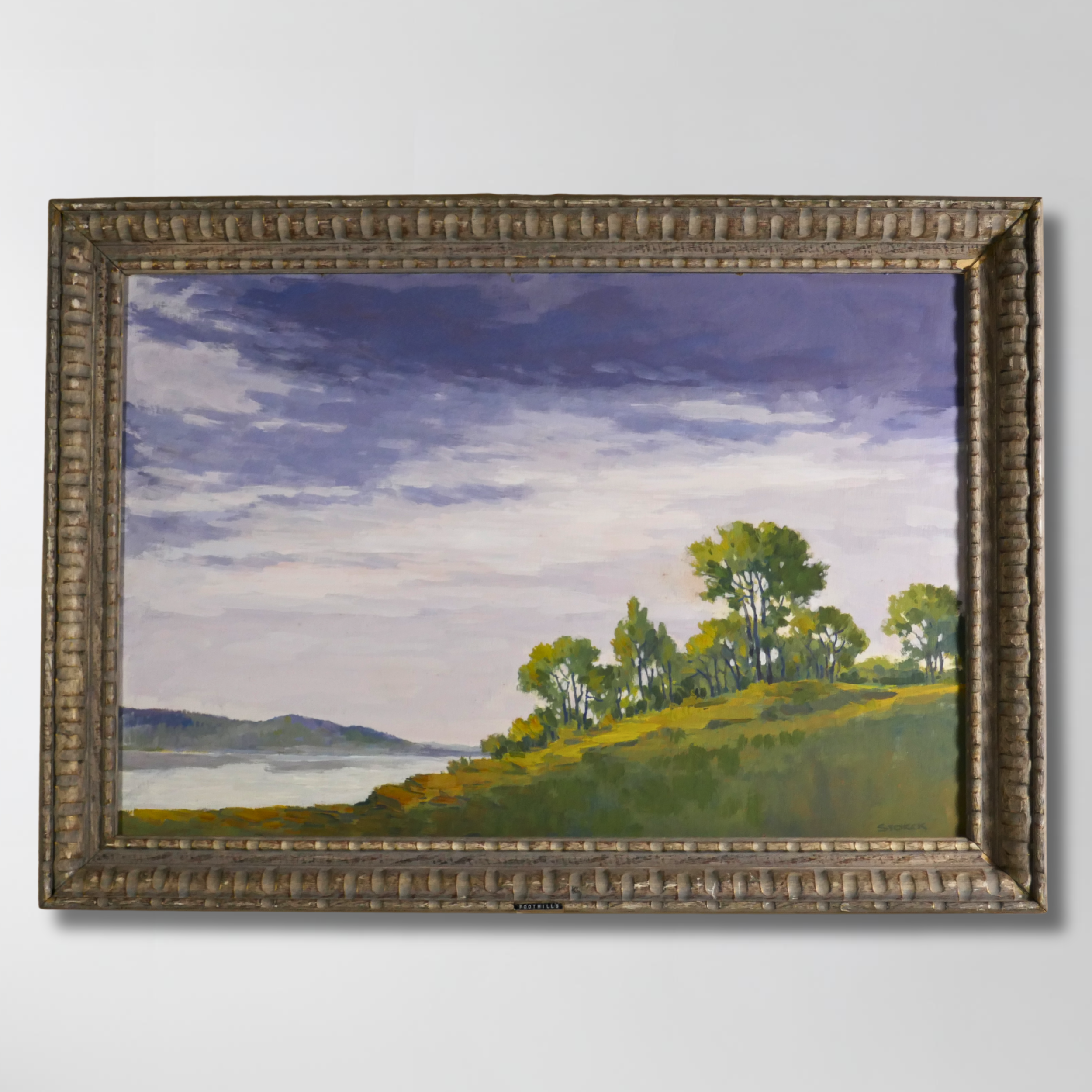 J. Alvin Storck, "Foothills", Framed Acrylic on Board, 36 x 24