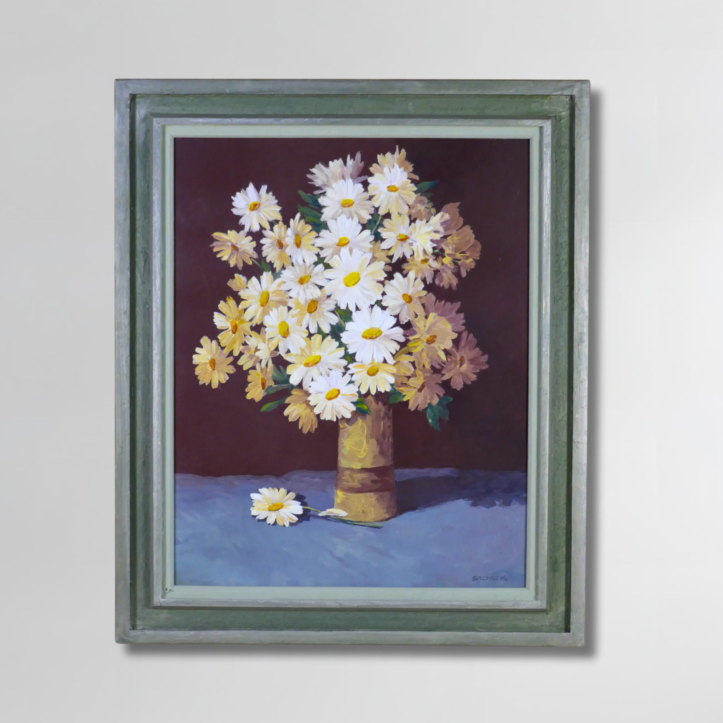 J. Alvin Storck, "Garden Gems", Framed Acrylic on Board, 24 x 30