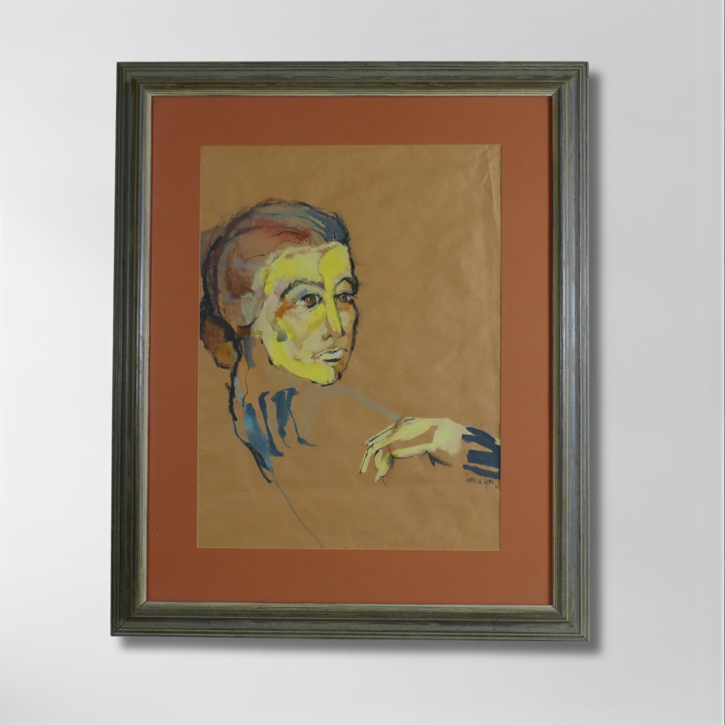 Gabriella Hamm, Framed Work on Paper, 23 x 29
