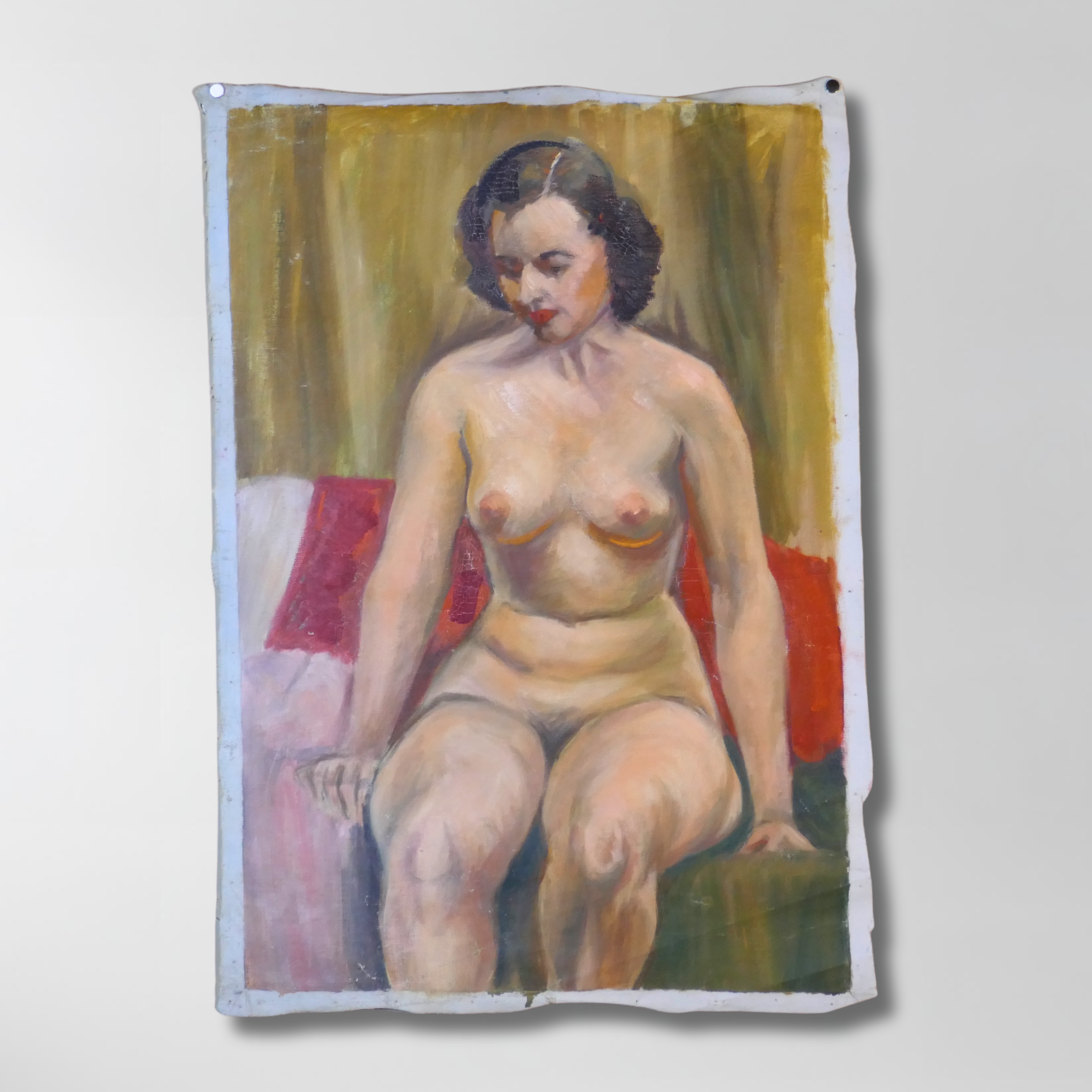 Perz, Unframed Oil on Canvas, 21.5 x 31