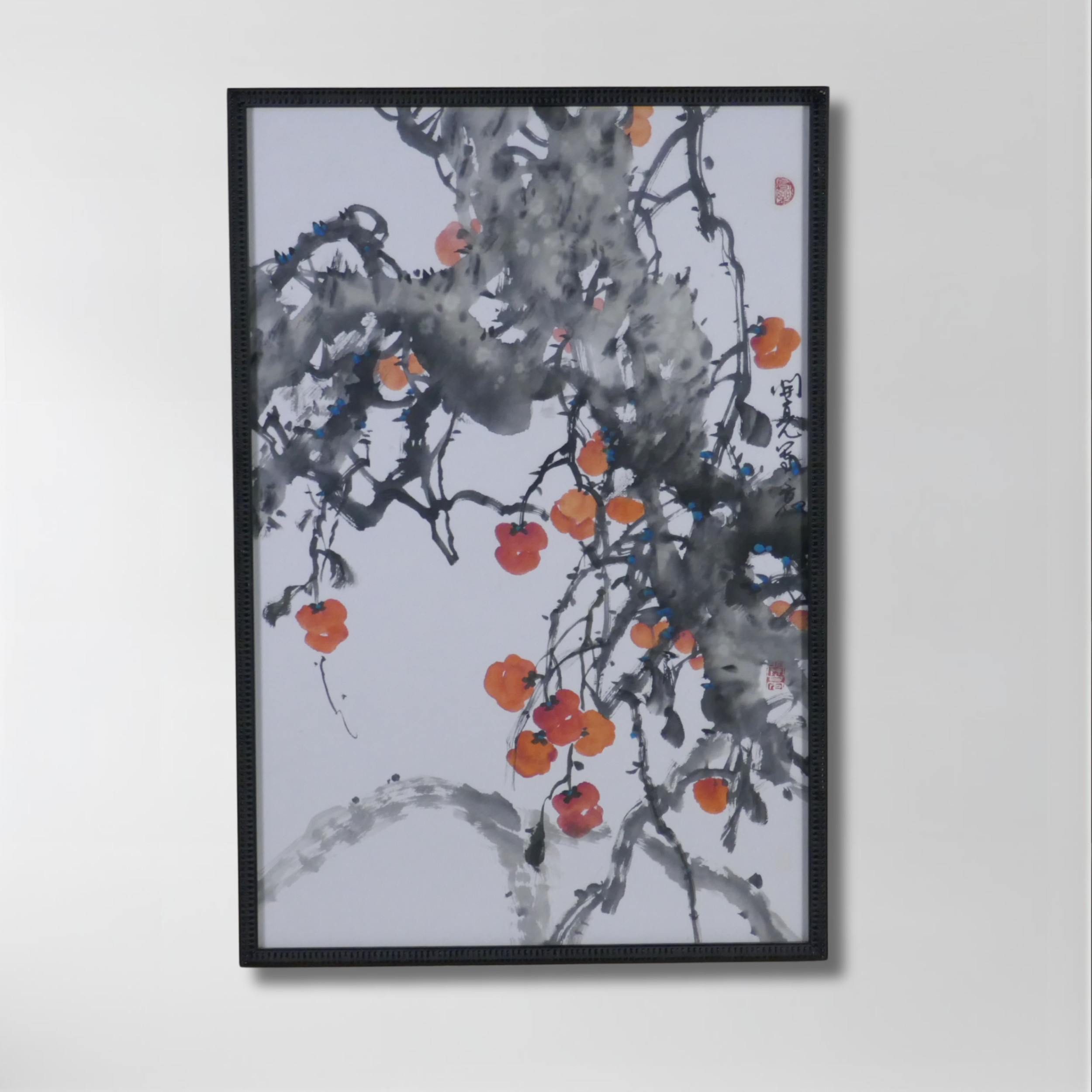 Lin Kai Liang, Framed Mixed Media on Paper, 18 x 27.5
