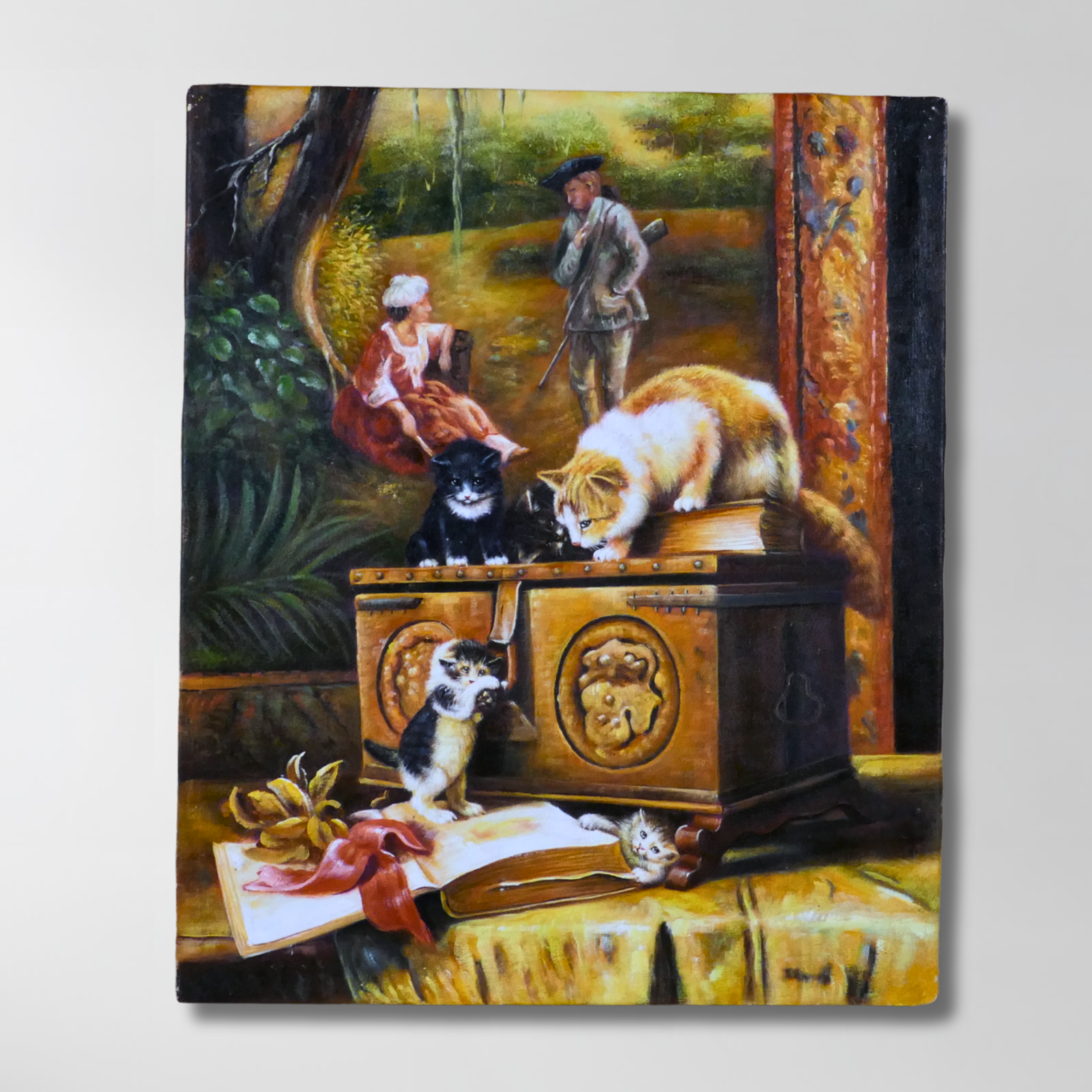 Unsigned, Unframed Oil on Canvas, 20 x 24
