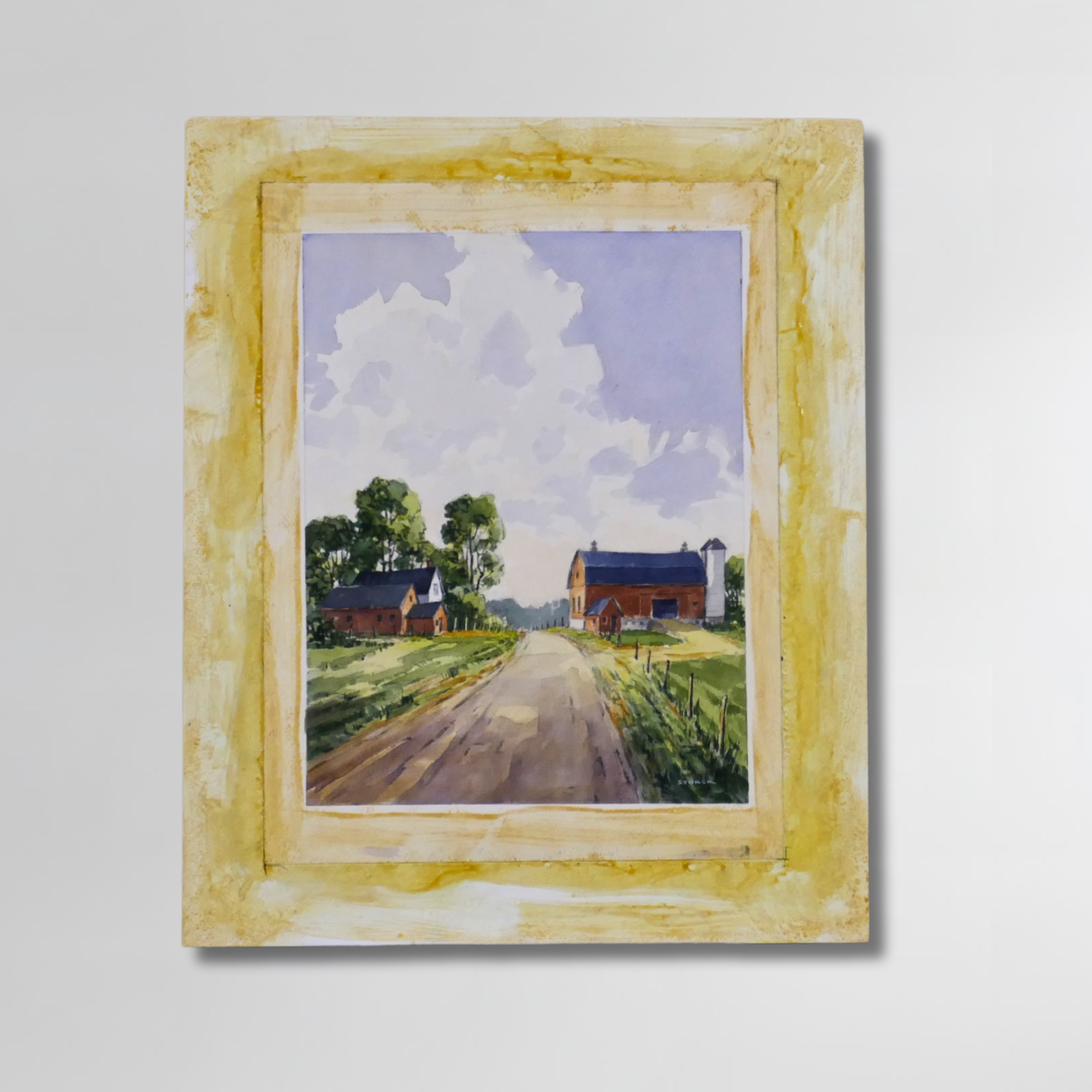 J. Alvin Storck, Unframed Watercolor on Paper, 11 x 14